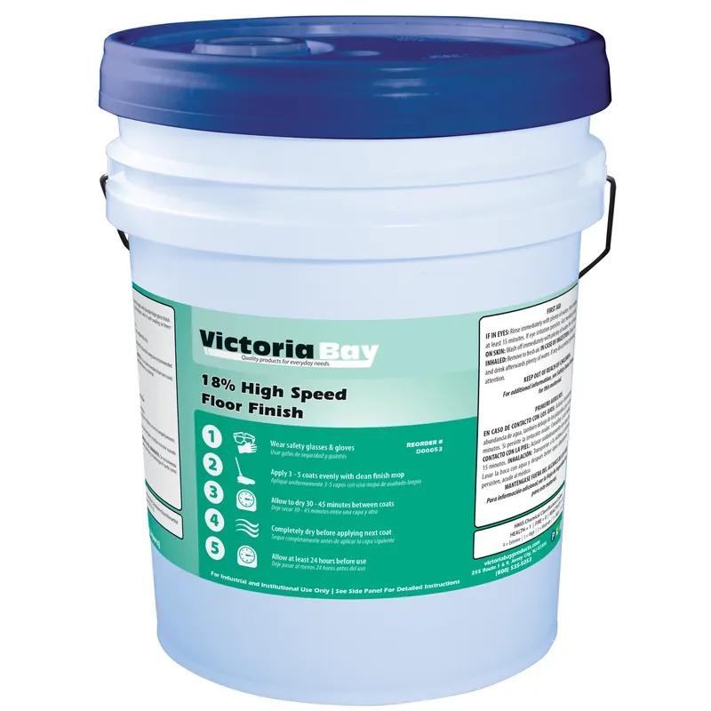 Victoria Bay Floor Finish 5 GAL 5G 18% Hi-Speed 1/Pail