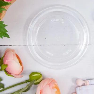 Dart® Lid Dome 4.3X0.6 IN OPS Clear For 20 OZ Take-Out Container Base No Hole 100 Count/Pack 10 Packs/Case