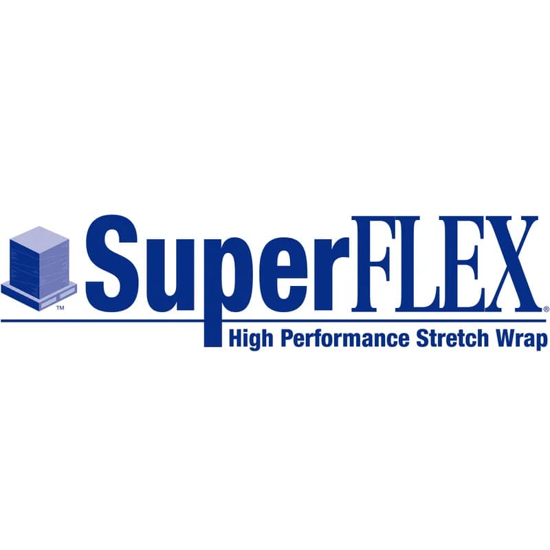 SuperFLEX Stretch Film 400MM X457M Clear CPP 47 Gauge 4 Rolls/Case 48 Cases/Pallet