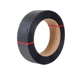 Strapping 0.5IN X7200FT Black PP 1/Case