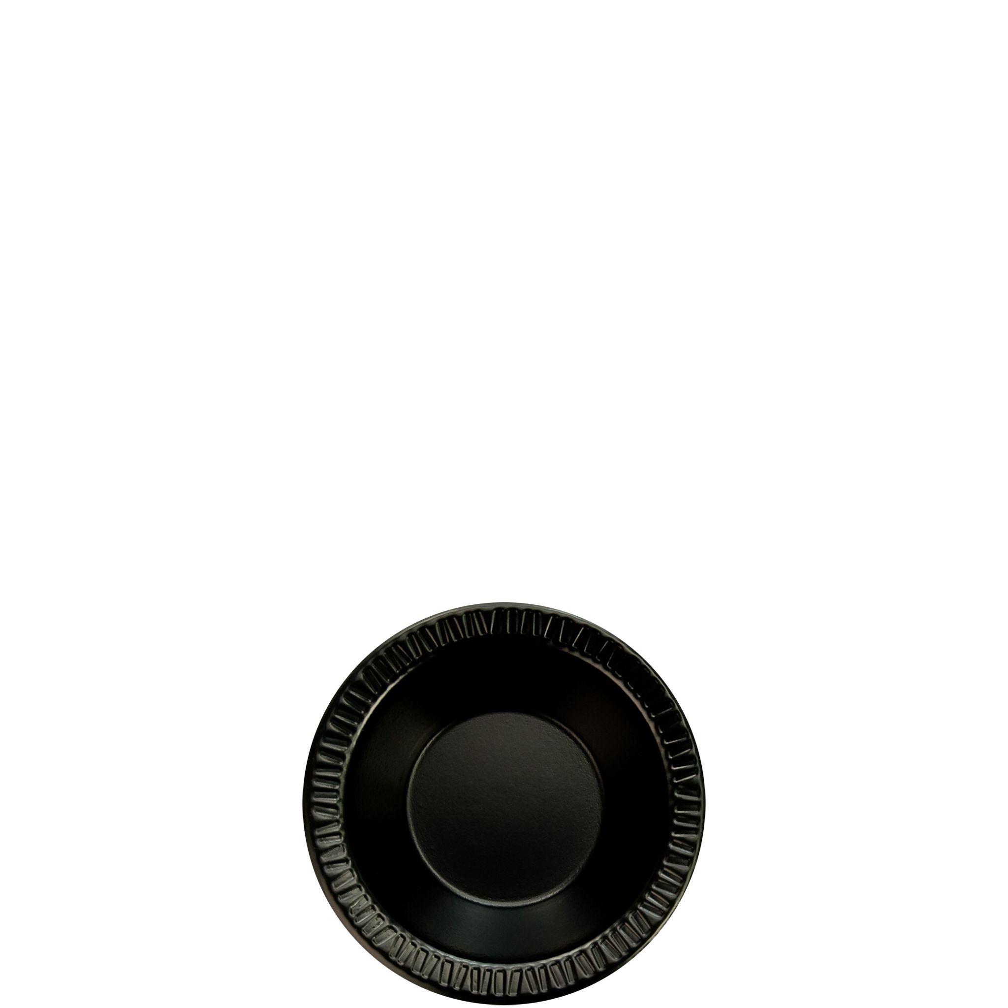 Dart® Quiet Classic® Bowl 5 OZ XPS Black Round Laminated 125 Count/Pack 8 Packs/Case 1000 Count/Case