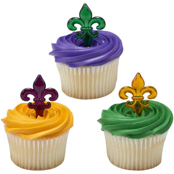 Cake & Cupcake Topper Pick 1.3IN X2.5FT Fleur 144/Each