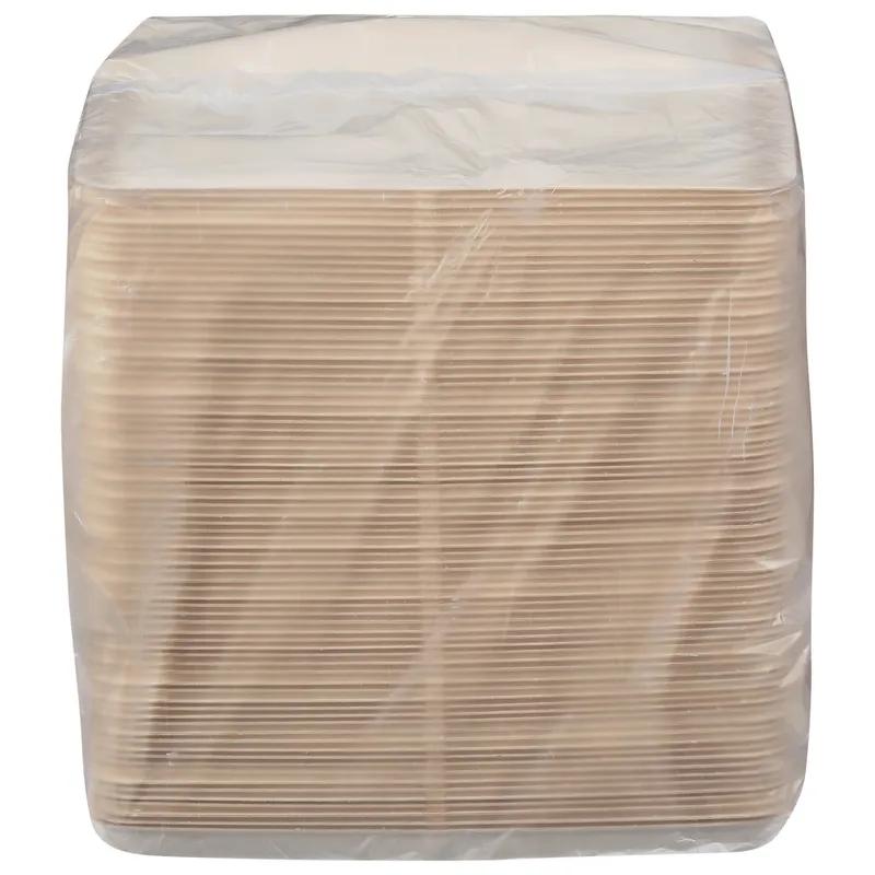 Lid Flat 9X9X0.87 IN Pulp Fiber Kraft Square For Container 300/Case