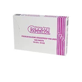 Bagcraft® Pan Liner 16.375X24.375 IN Silicone-Lined Paper White Grease Resistant 1000/Case