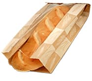 Bagcraft® EcoCraft® Artisan Bag 8X3.5X15 IN Paper Double Panel With Window 500/Case