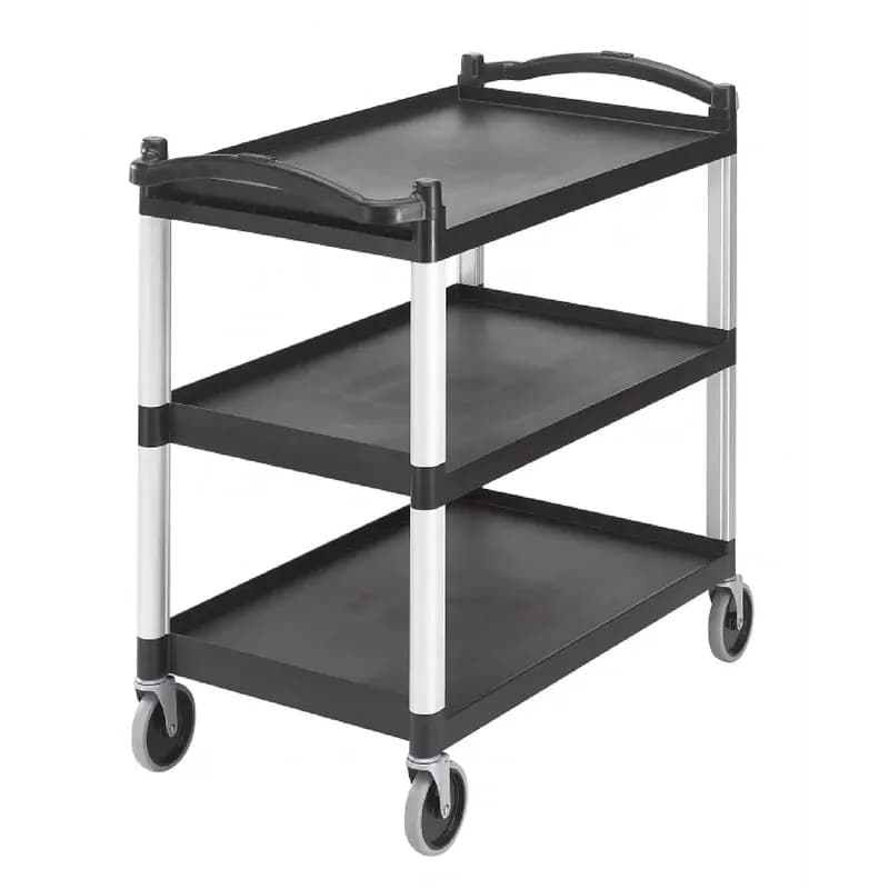 KD Utility Cart Black Large Ergonomic Handle 1/Each