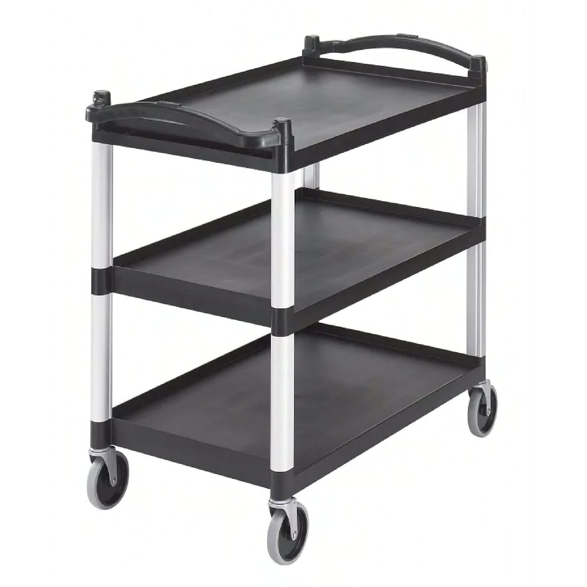 KD Utility Cart Black Large Ergonomic Handle 1/Each