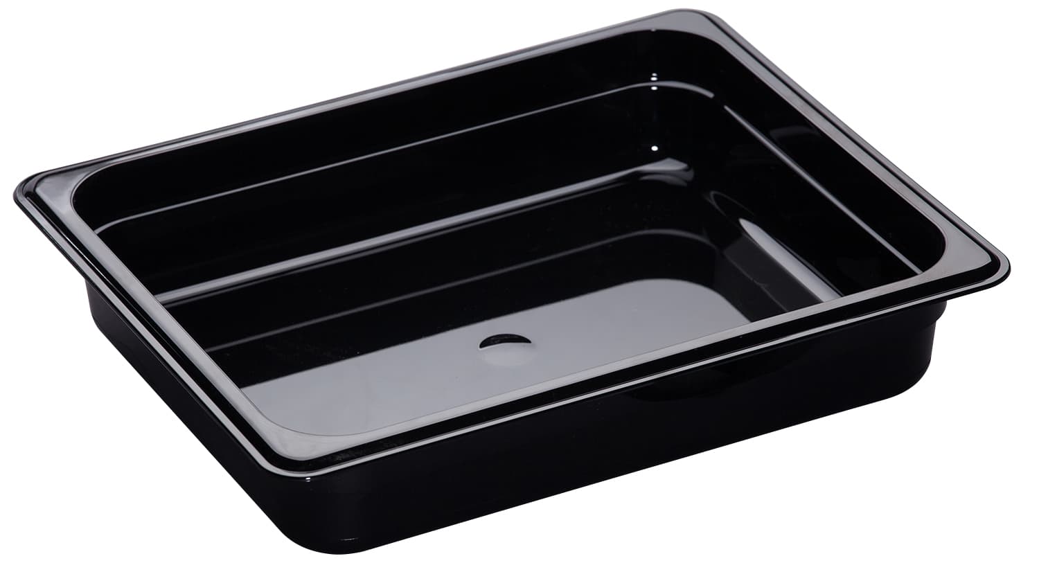 Camwear® Food Pan 1/2 2 IN Black 6/Case