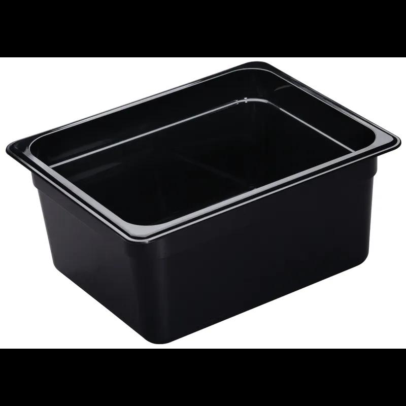 Camwear® Food Pan 1/2 6 IN Black 1/Each