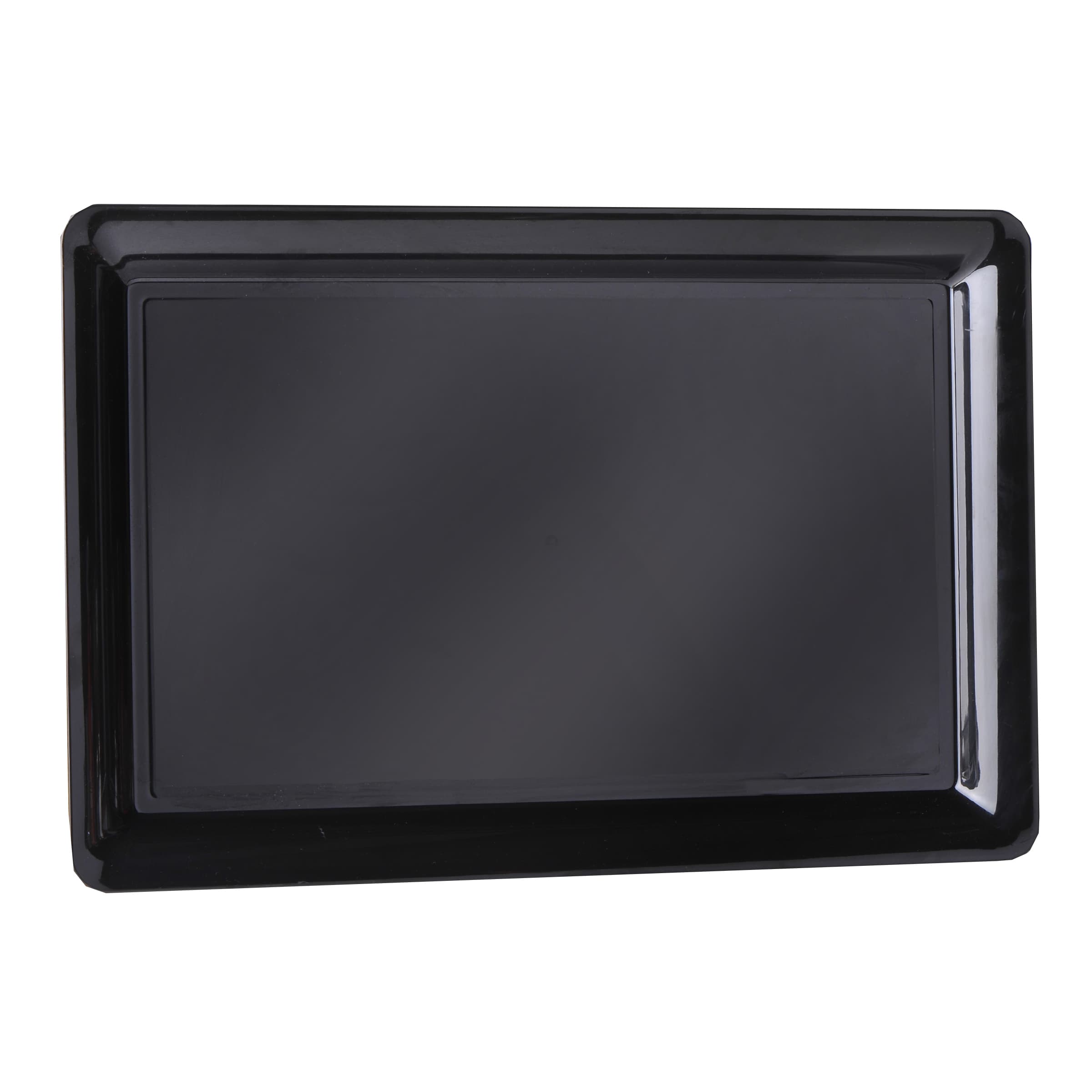 Serving Tray 21X14 IN Black Rectangle 20/Case