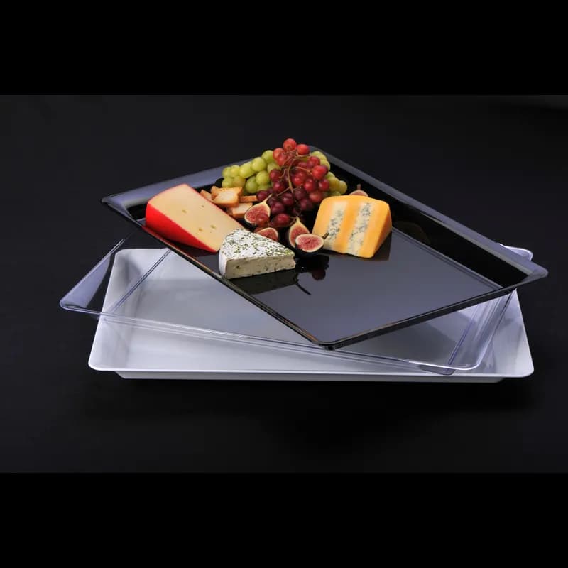 Serving Tray 21X14 IN Black Rectangle 20/Case