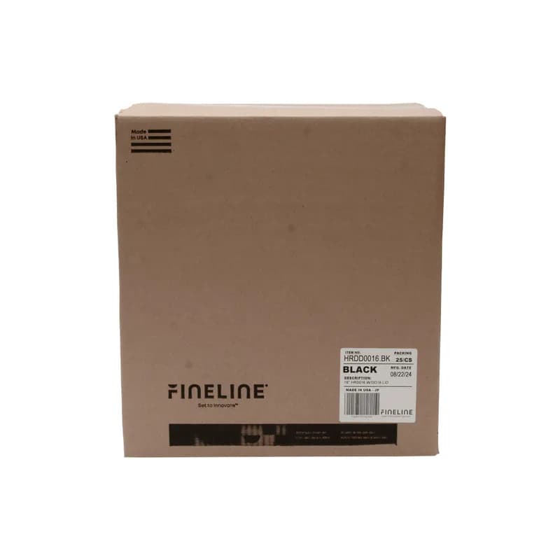 Platter Pleasers Serving Tray Base 16 IN Plastic Black Round 25/Case