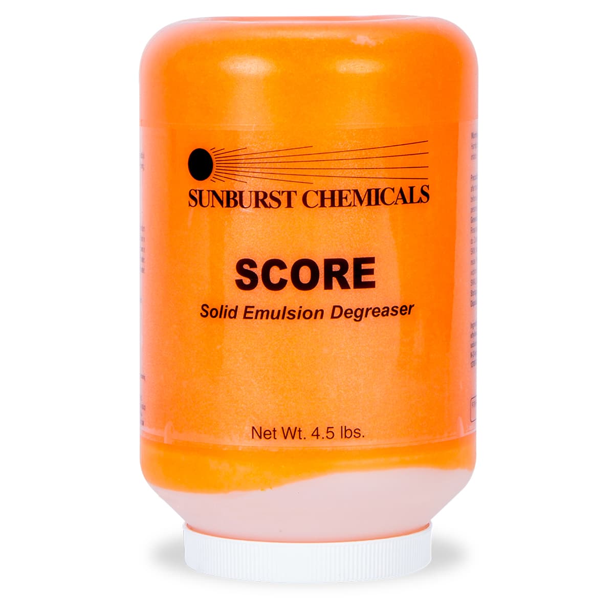 SCORE Orange Degreaser 4.5 LB Multi Surface Heavy Duty 1/Case