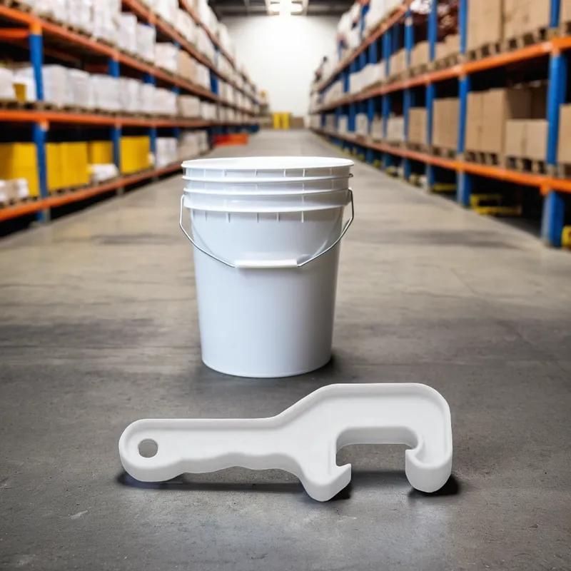 Pail Lid Opener 8 IN Plastic White 1/Each