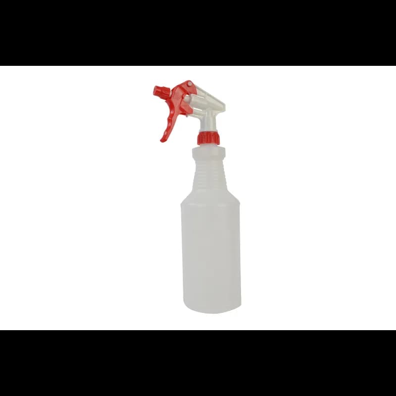 Spray Bottle & Trigger Sprayer 24 FLOZ Plastic Red White 12 Count/Case