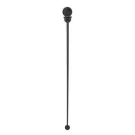 StixToGo Beverage Plug Plastic Black 200 Count/Pack 10 Packs/Case 2000 Count/Case