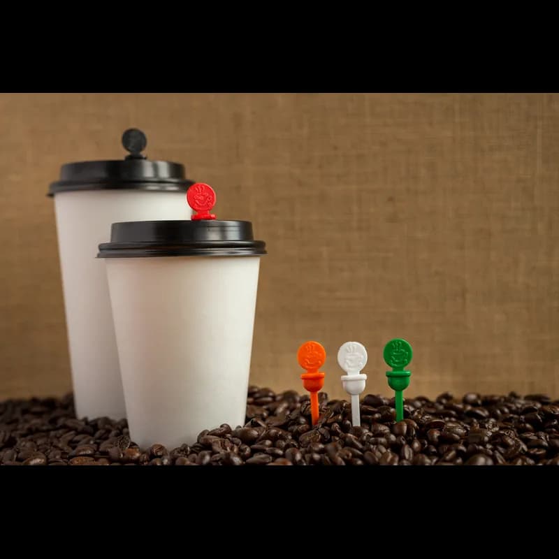 StixToGo Beverage Plug Plastic Black 200 Count/Pack 10 Packs/Case 2000 Count/Case