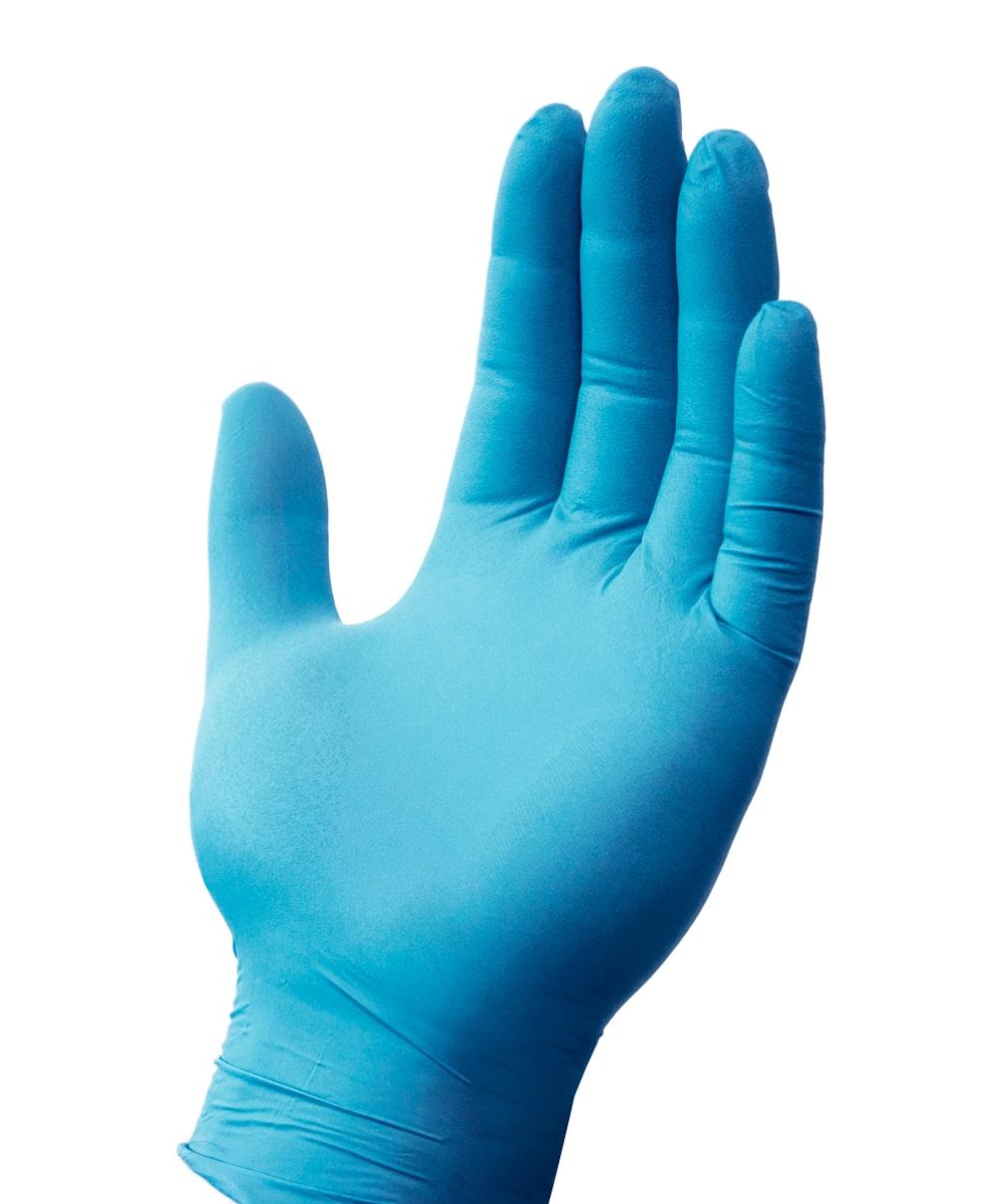 Gloves Large (LG) Blue 3MIL Nitrile Powder-Free 2000/Case