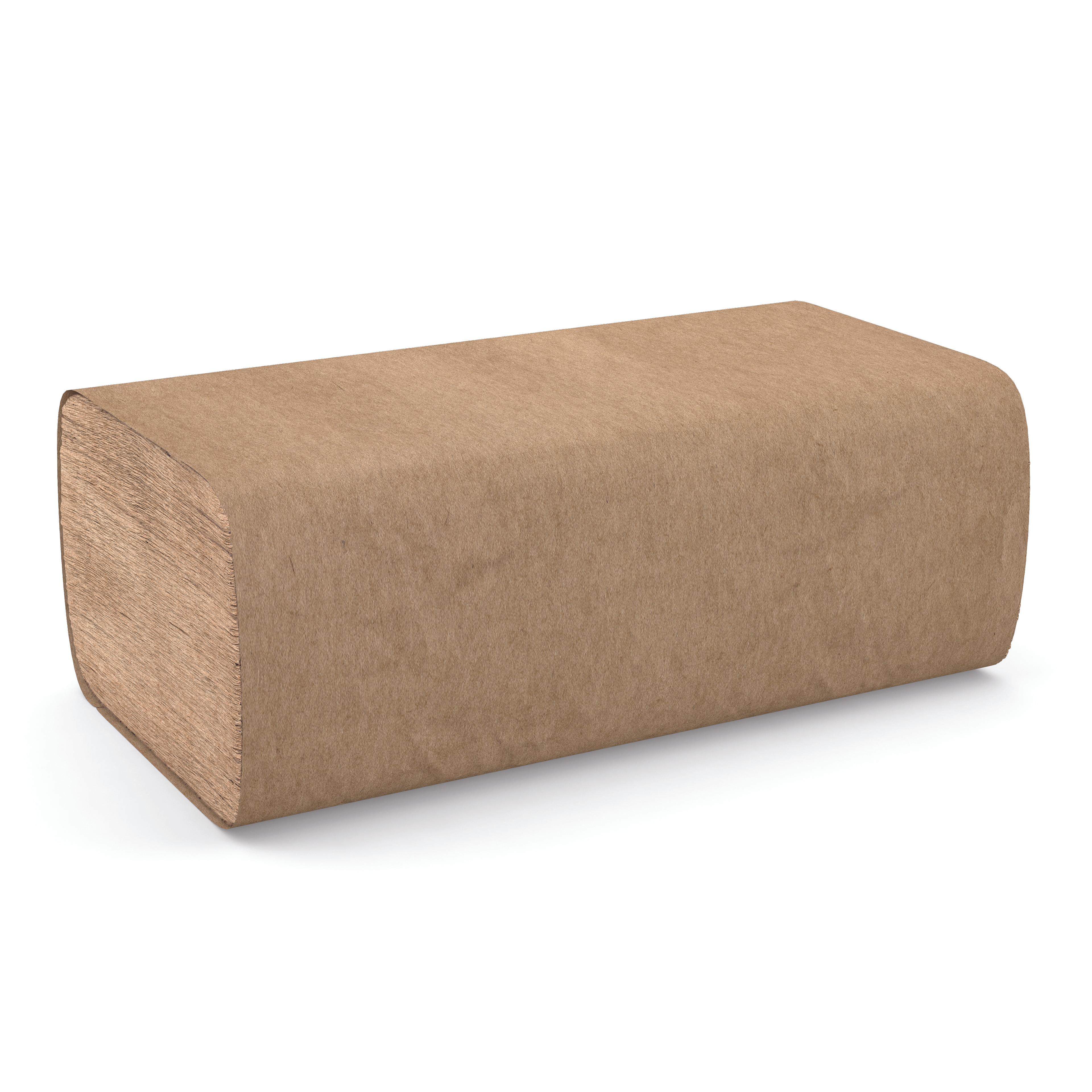 Cascades PRO Folded Paper Towel 9.125X10.25 IN Kraft Single Fold 250 Sheets/Pack 16 Packs/Case 4000 Sheets/Case