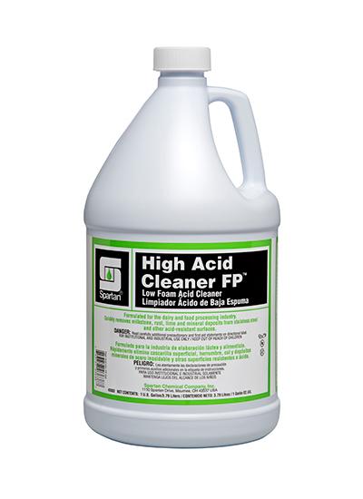 High Acid Cleaner FP® Unscented Food Processing Detergent Cleaner 1 GAL Food Contact Acidic Low Foam 4/Case