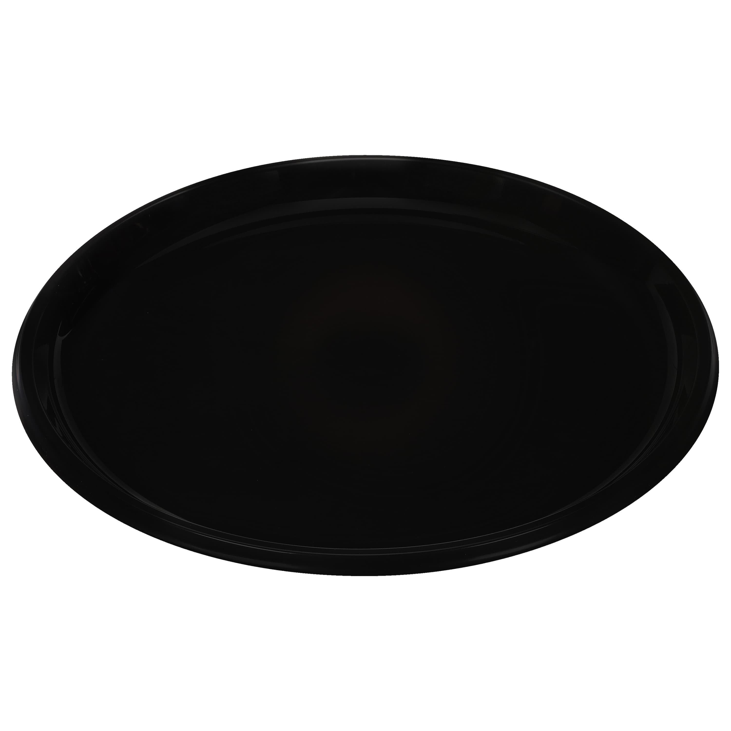 SturdiWare® Serving Tray Base 16X0.63 IN PS Black Round 36/Case