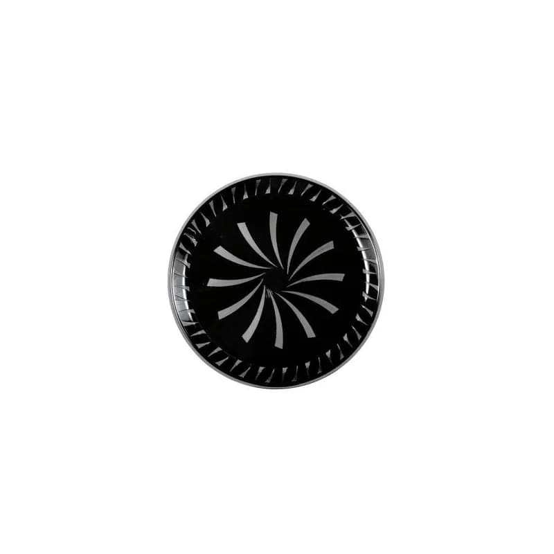 SturdiWare® Serving Tray Base 16X0.63 IN PS Black Round 36/Case