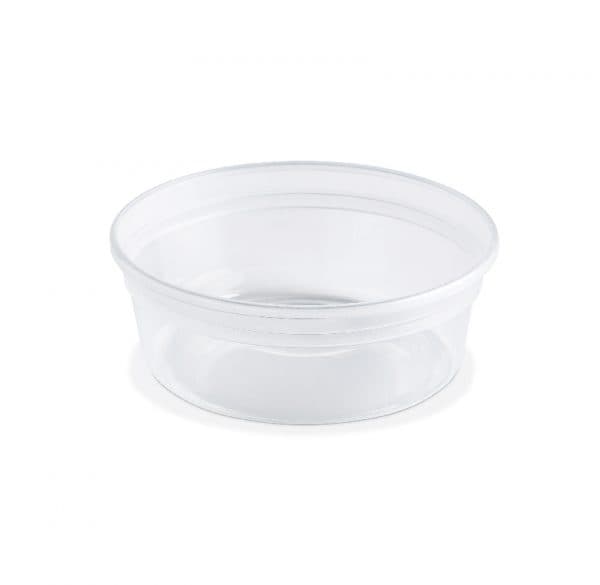 Value Line Deli Container Base 8 OZ PP Clear Round 500/Case