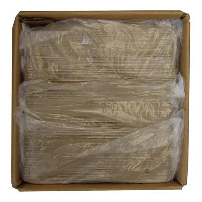 Snack Take-Out Container Base 7.8X5.7X0.78 IN Pulp Fiber Kraft Rectangle 300/Case