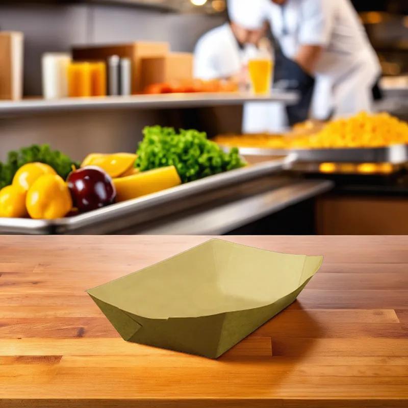 Food Tray 5 LB Paper Kraft 500/Case