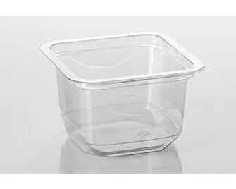 Deli Container Base 16 OZ PET Clear Square Tamper-Evident 540/Case