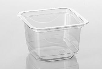 Deli Container Base 16 OZ PET Clear Square Tamper-Evident 540/Case