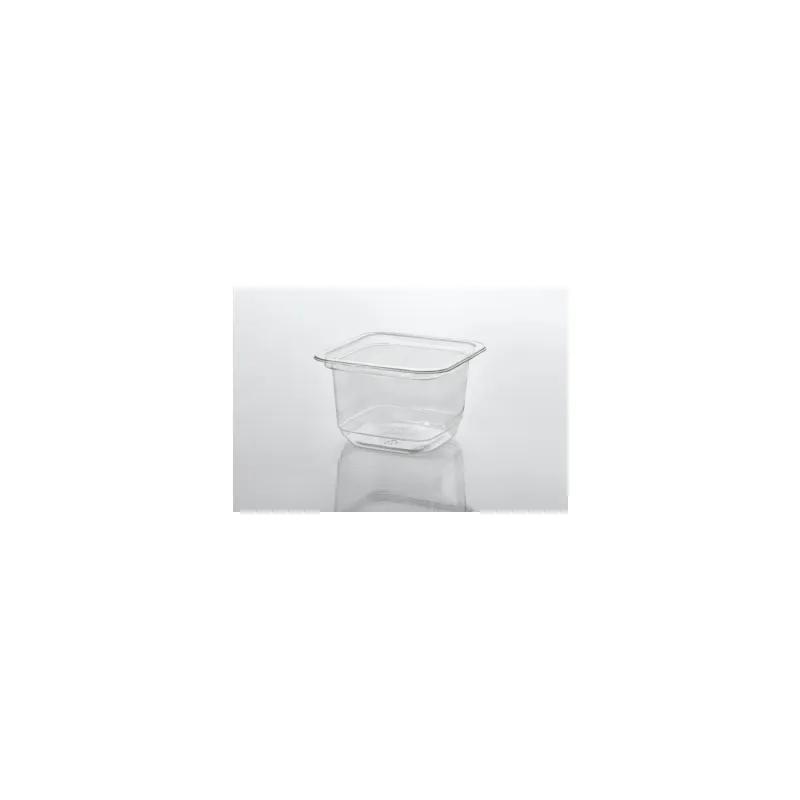 Deli Container Base 16 OZ PET Clear Square Tamper-Evident 540/Case