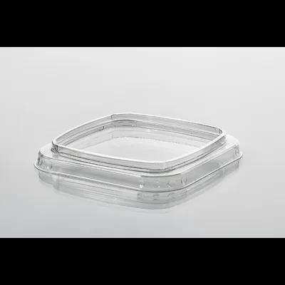 Lid Dome 5X5 IN PET Clear Square For Container 720/Case