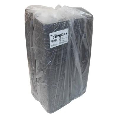 2PZ Meat Tray 8X5.75X1.2 IN Polystyrene Foam Black Rectangle 400/Case