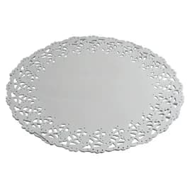 Doily 10 IN Paper White Lace Round 500/Box