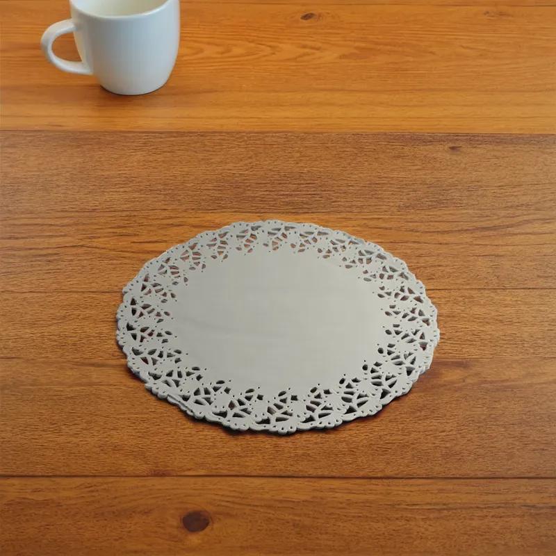 Doily 10 IN Paper White Lace Round 500/Box