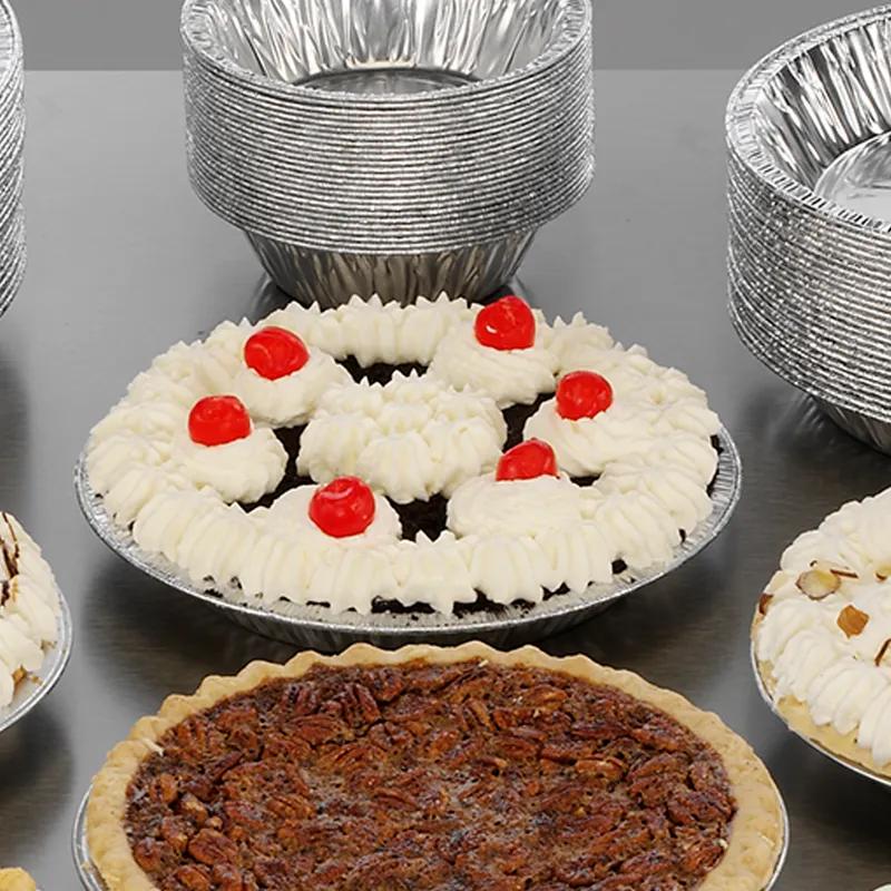 Pie Pan 9X1.25 IN Aluminum Round Extra Deep 500/Case