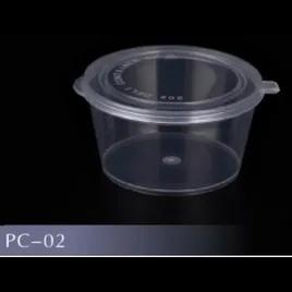 Souffle & Portion Cup Lid Combo 2 OZ PP Hinged 2000/Case