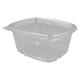 Deli Container Hinged 16 OZ PET Clear 200/Case