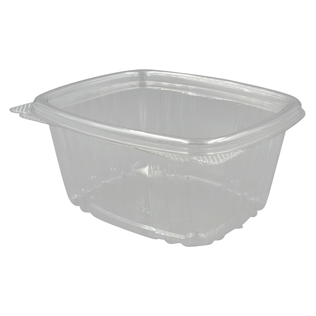 Deli Container Hinged 16 OZ PET Clear 200/Case