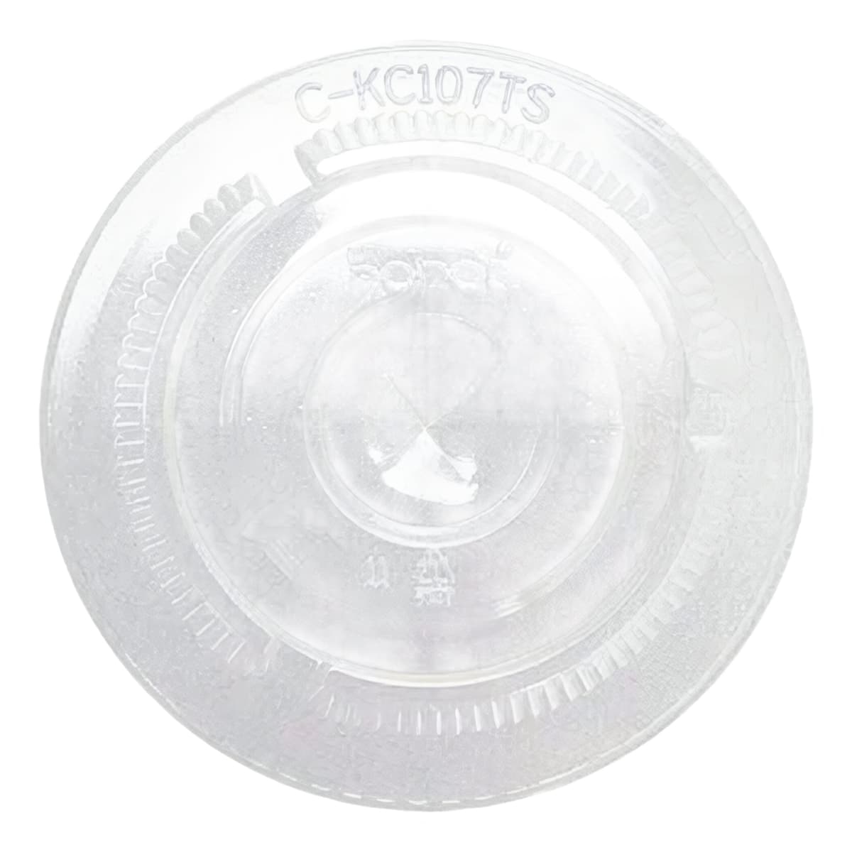 Karat® Lid Flat 107MM 4.2 IN PET Clear Round For 32 OZ Container 500/Case