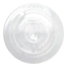 Karat® Lid Flat 107MM 4.2 IN PET Clear Round For 32 OZ Container 500/Case