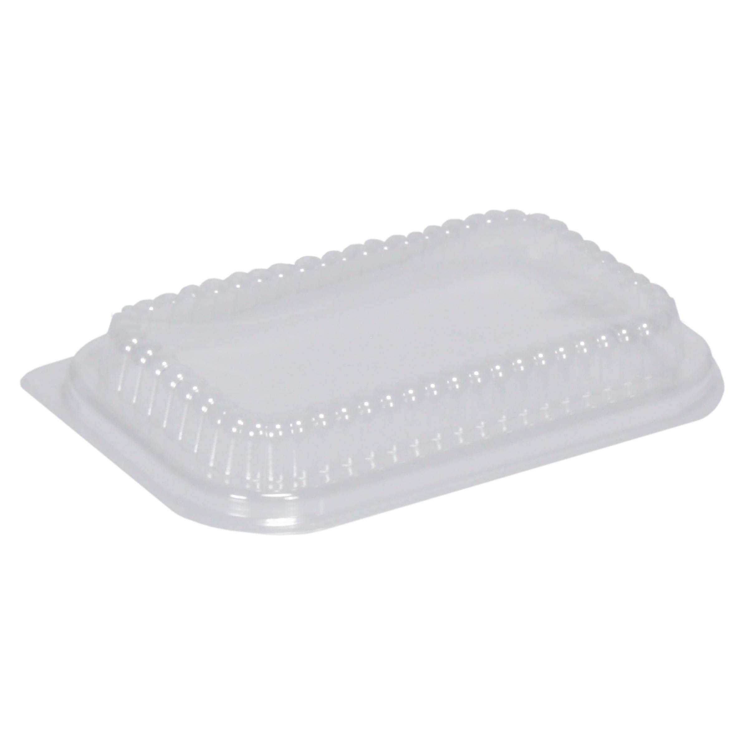 Lid Dome 6.056X3.75X0.875 IN Plastic Clear Rectangle For Pan 200/Case