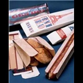 Bagcraft® Bread Bag 8.5X3.25X14 IN Paper Kraft Wheat With Window 1000/Case
