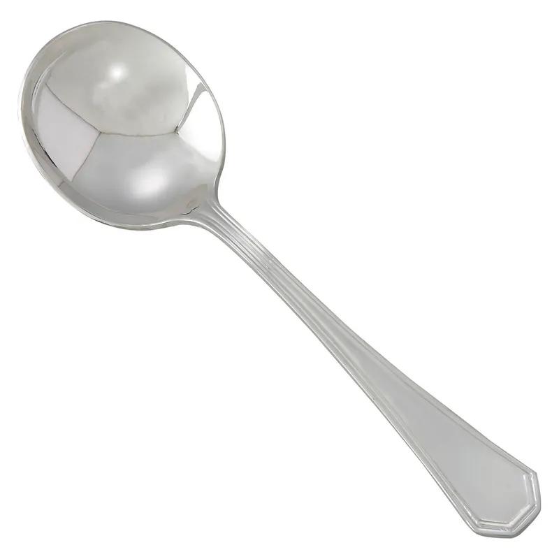 Victoria Bouillon Spoon 6X1.75 IN 18/8 Stainless Steel Extra Heavy Duty 12/Dozen