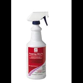 Foamy Q & A® Citrus Scent One-Step Disinfectant 1 QT Acidic RTU 12/Case