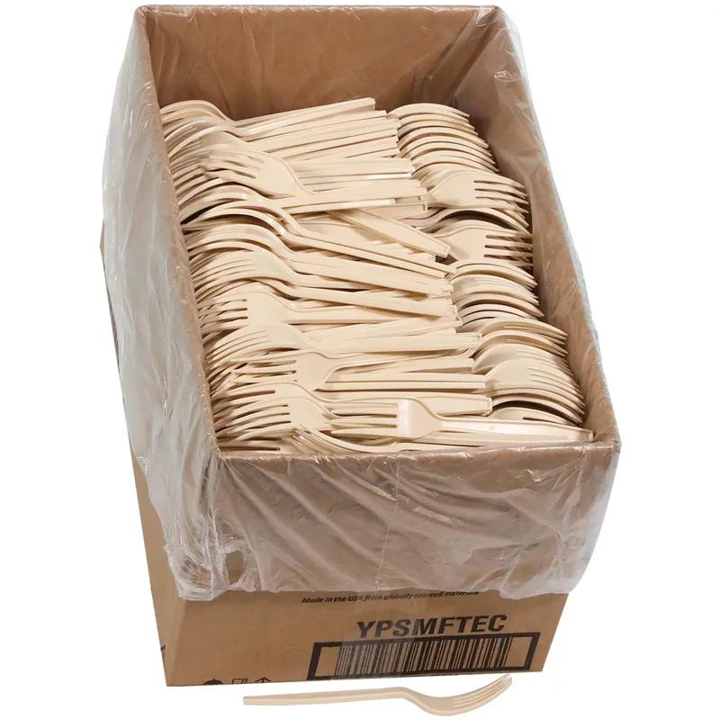 EarthChoice® Fork 6.9 IN PSM Tan Heavy Duty 1000/Case