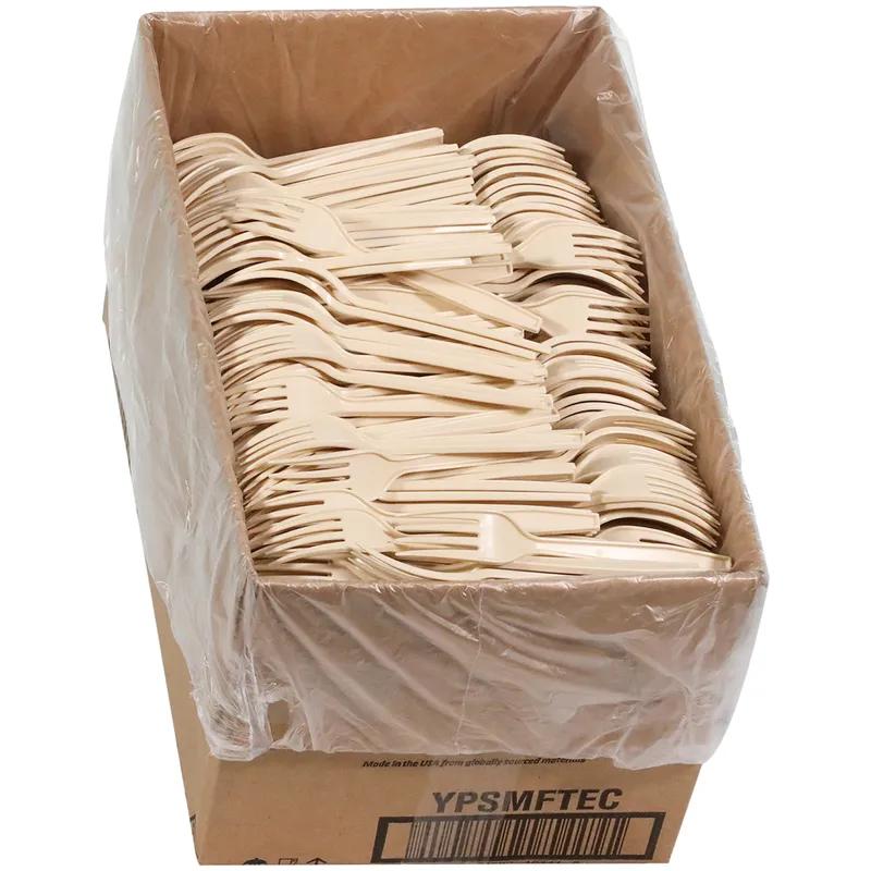 EarthChoice® Fork 6.9 IN PSM Tan Heavy Duty 1000/Case