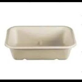 Take-Out Container Base 6.5X4.9X1.8 IN Pulp Fiber Kraft Rectangle 600/Case