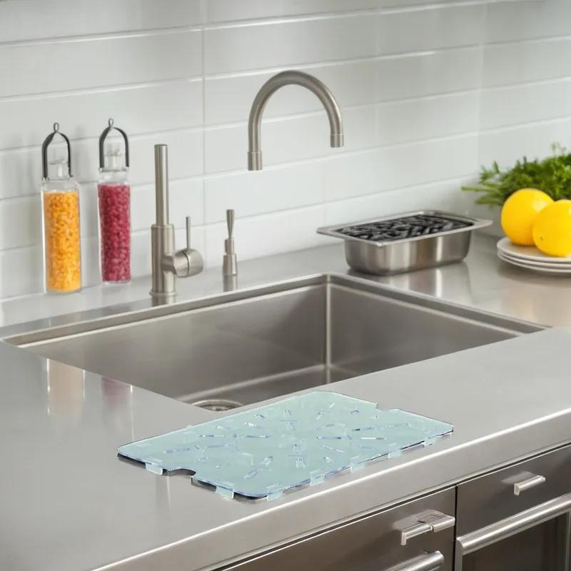 Shelf Drain PFSH-Series 1/2 Size 14.25X8.25X0.625 IN Clear Rectangle PC 1/Each